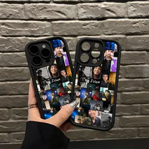Ivan Tribute iPhone Case for Music Lovers, Stage Performance Guitar Photos Collage Design Compatible with iPhone 11/12/13/14/15/16 (Pro Max/Plus)