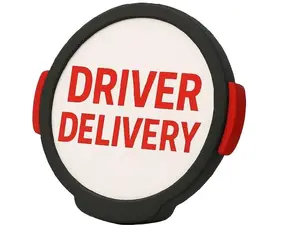 RideShare Lights Driver Delivery LED Sign with Energy Efficient Customizable Sticker For Cars Car Accessories Vehicle