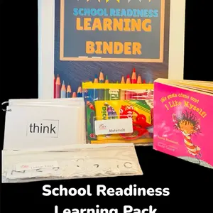 Early Learning School Readiness Binder and Learning Pack Plastic