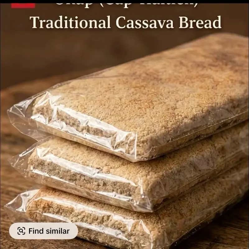 Sweet Cassava Bread (Kasav Dous Okap Ayisyen) - 3 Packs, 2 Pieces Each