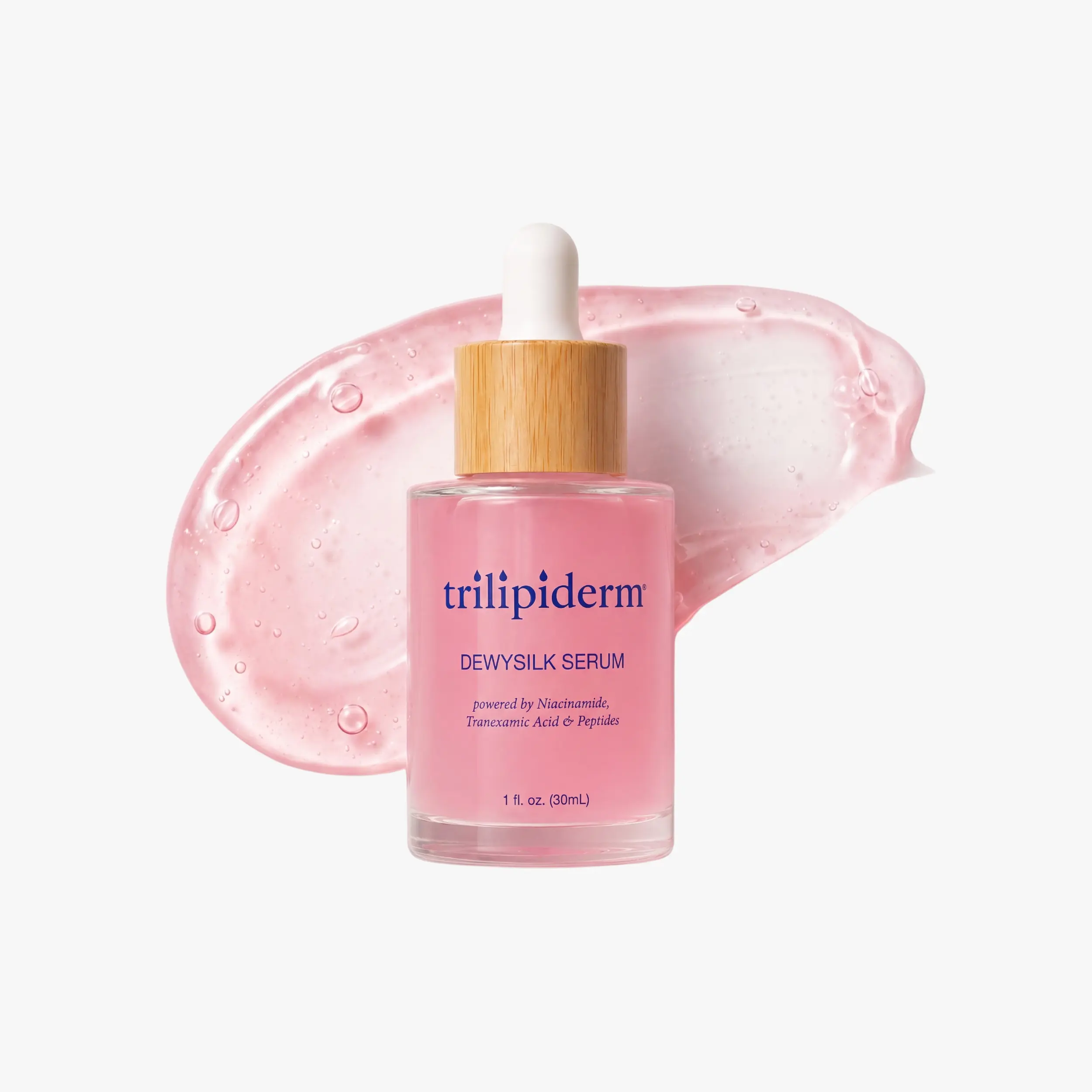 Trilipiderm Peptide DewySilk Serum & Rosé Restoration Duo | Hydrating Skincare Set with Niacinamide, Hyaluronic Acid, Rosehip Toning Elixir & Nano Facial Mister