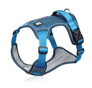 Dog Harness.No Pull Dog Harness,Reflective Adjustable Vest with a Training Handle.Suitable for Small, Medium and Large Dogs,Reflective Outdoor Pet Oxford Vest