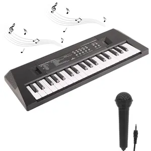 37-key digital piano keyboard with microphone and recording function, a perfect birthday and Christmas gift, very suitable for beginners