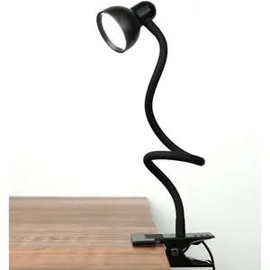 Clipon Reading Light  3 Color Modes, 10 Dimmable Brightness, Eye Care Clamp Desk Lamp with Flexible Gooseneck for Reading in Bed, Desk, Headboard, Computer