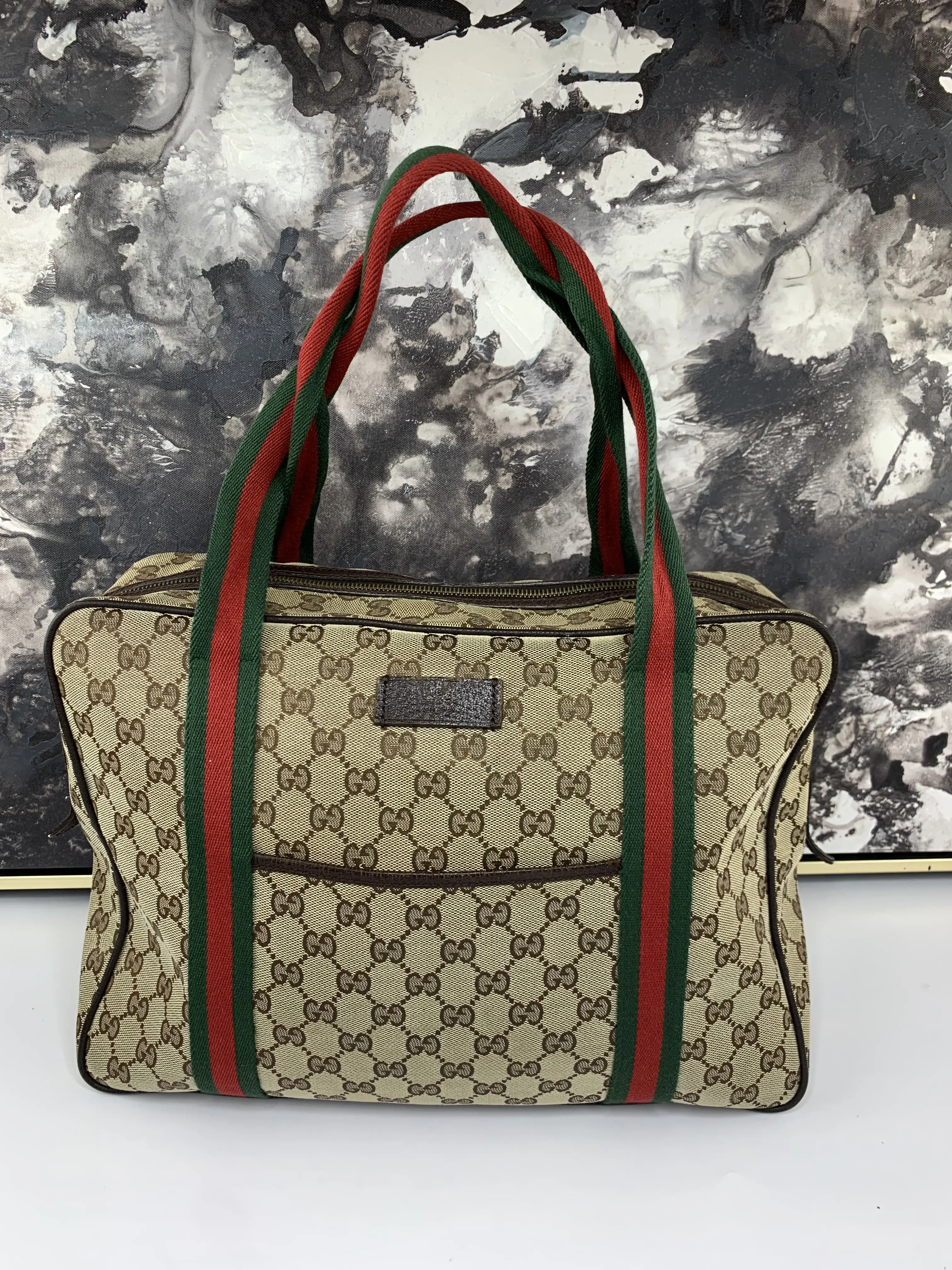 Pre-owned Gucci. canvas Tote Bags Laptop Bag
