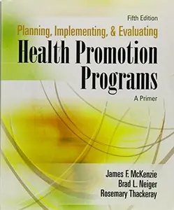 USED-Planning, Implementing, and Evaluating Health Promotion Programs: A Primer (5th Edition) by McKenzie, James F. (Paperback)