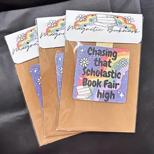 Scholastic Book Fair Iridescent Magnetic Bookmark - Nostalgia - Rainbow Books