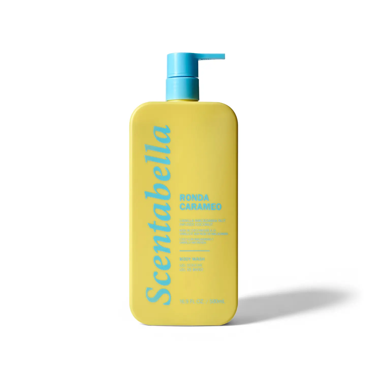Scentabella Ronda Carameo Perfume Body Wash | Warm & Sweet Hydrating Scented Shower Soap for Body Care