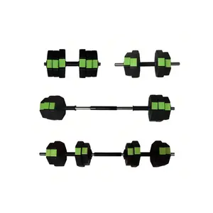 Dumbbell Weights Set Adjustable, 30 Lbs Adjustable Weight Set With Iron Handle  And Non-Slip Handle Grip For Home Gym
