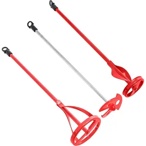 Mixer Attachment (Set of 3) - 14" Drill Paddle Mixer with 3/8" & 5/16" Hex Shafts, Mini Mixer - Mix 1 Quart to 2.5 Gallons of , Epoxy , Concrete, Drywall Mud, Mortar &