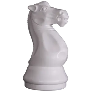 MegaChess 12 Inch Light Plastic Knight Giant Chess Piece