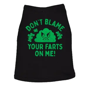Dont Blame Your Farts On Me Dog Shirt Funny Sarcastic Graphic Novelty Tee for Pets Adult Humor Shirt For Dogs Funny Dog Puppy TShirt Black -