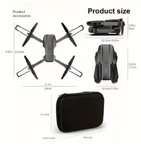 2026 SpyWear Foldable Drone with Dual HD Camera, FPV Live Video & App Control RC Quadcopter for Adults Beginners, Portable Aerial Surveillance Drone, Altitude Hold, One Key Takeoff, WiFi Camera Drone for Travel, Security & Outdoor Fun