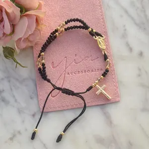 Black Rosario Bracelet