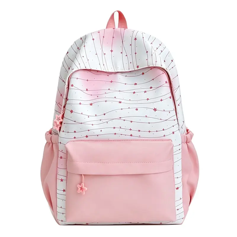 2026 New Star Print Backpack Large Capacity School Bag for Middle and High School Casual Backpack Water-Resistant