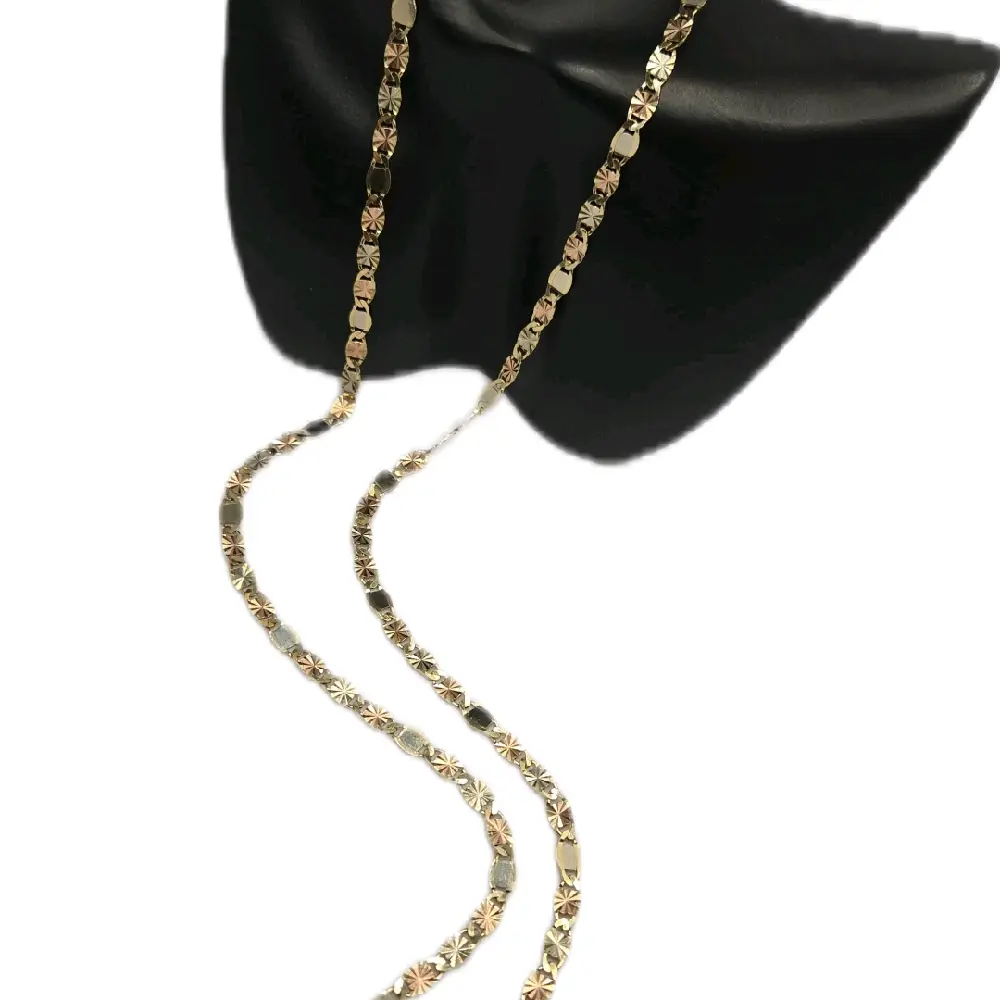 Cadena fancy de tres tonos