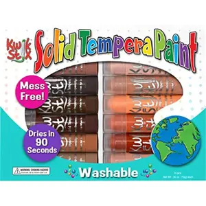 The Pencil Grip  Kwik Stix Super Quick Drying Global Skin Tones Solid Paint Pen, 14 Piece