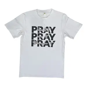 JC120425 - Pray about it, over it, Through it Regular-Fit Graphic T-Shirt