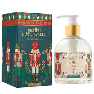 ROMIIE ZOI Christmas Liquid Hand Soap with Gift Box - Cleansing Gentle, The Nutcracker, Infused with the Nutcracker Scent - 260ml/ 9 fl.oz F