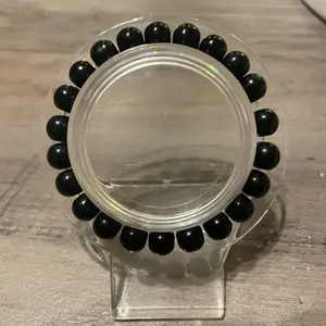black 8mm bracelet