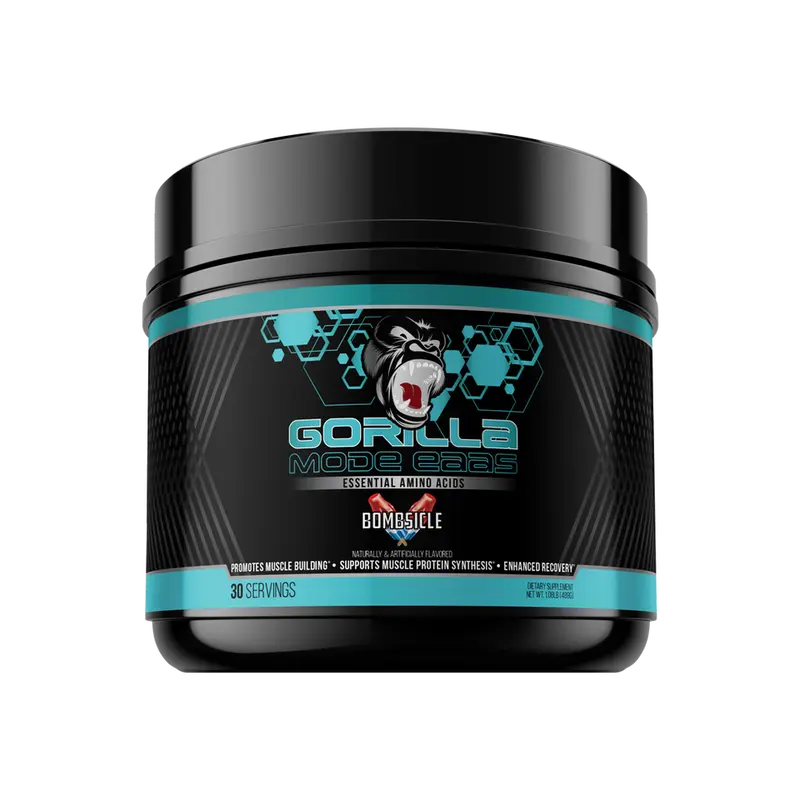 Gorilla Mode EAAs - Essential Amino Acids Fitness Supplement (30 Servings)