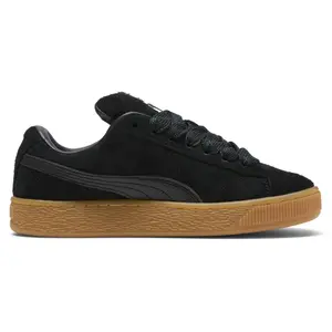 PUMA Womens Suede Xl Flecked Lace Up Sneakers Shoes Casual - Black
