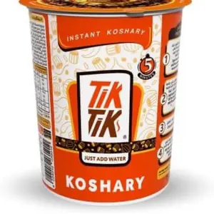 Koshari Tik Instant Organic & Natural Pure National Dish Meal Dried Dry Egyptian Egypt Traditional (1 Pack = 3.70 oz / 105 gm ) Kosher Halal Natural Natural Natural Natural Natural Natural Natural Food
