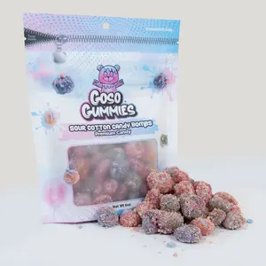 Goso Gummies Sour Cotton Candy Viral Gusher Bombs - 6oz Bag - Sweet & Sour Flavor - TikTok Viral Snack Goso Gummies Sour Cotton Candy Viral Gusher Bombs - 6oz Bag - Sweet & Sour Flavor - TikTok Viral Snack