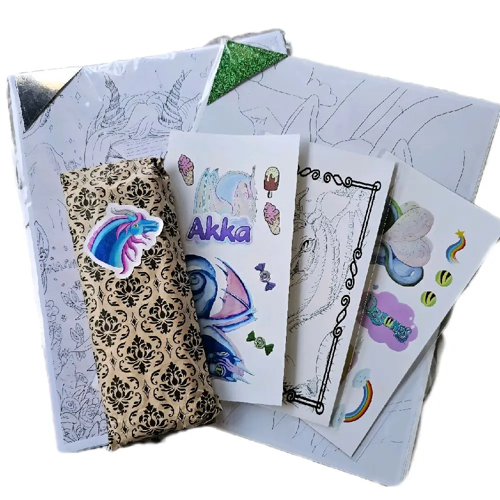 DRAGONIES COLORME MYSTERY COLORING GIFT SET BUNDLE DragonPonies