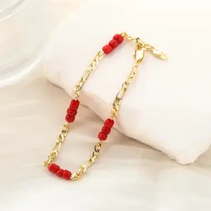 14K Gold Plated Protection Bracelet for Mom & Child, TikTok Viral Family Matching Jewelry, Hypoallergenic Durable Bonding Bracelet for Everyday Wear, Gift for Mom, Mother’s Day & Family Love summerwins