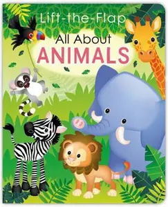 USED-Learn About Animals - Lift the Flap Activity Kids Books - Childrens Books, Toddler Books by Page Publications (Hardcover)
