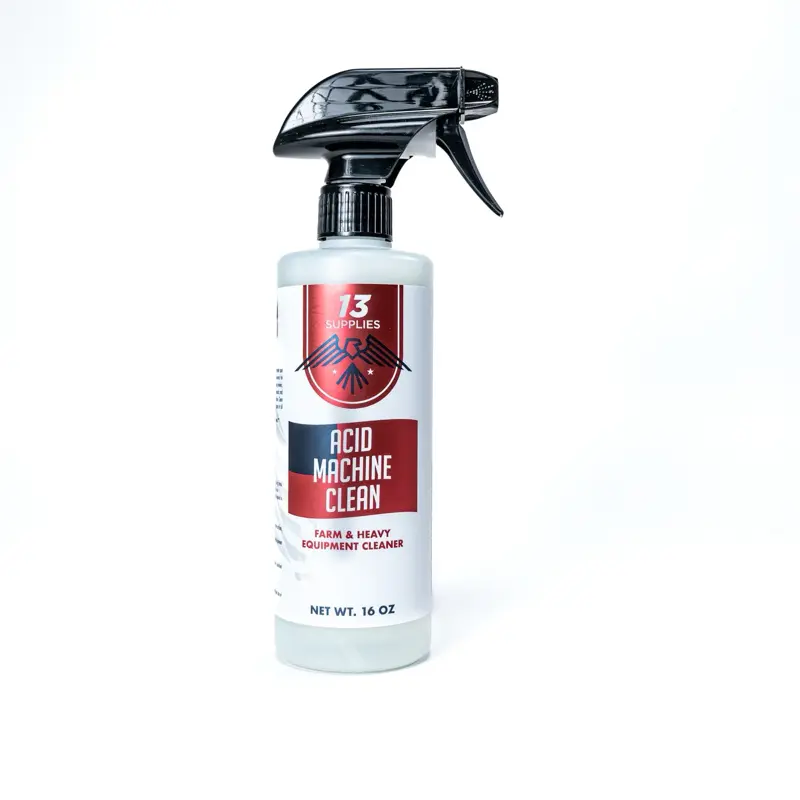 13 Supplies Heavy-Duty Acid Machine Cleaner Spray, Water Spot & Oxidation Remover for Trucks, Truck Parts, Tractors & Wheels