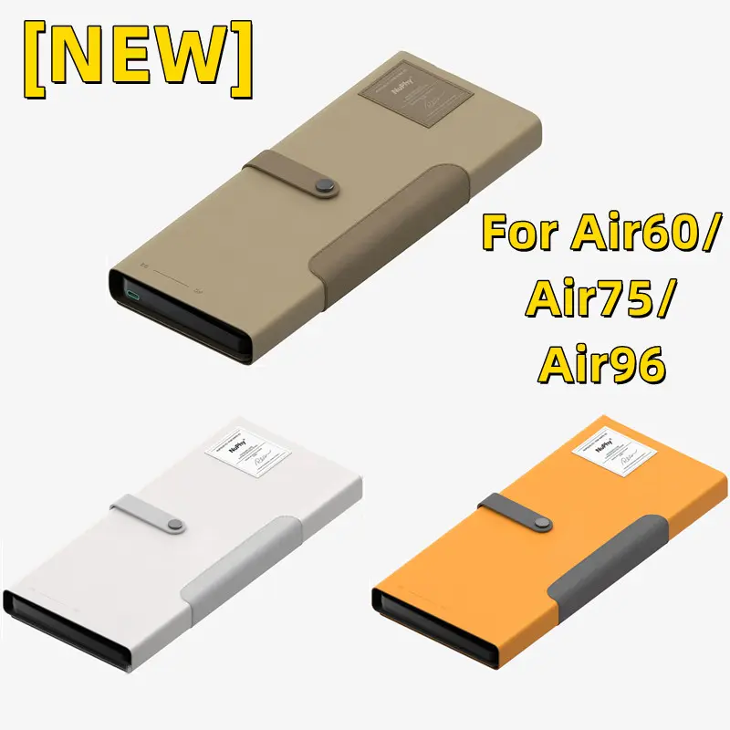 Nuphy NuFolio V3 Suit Air V2 Series  Leather Case-Yellow Nuphy Accessory For Air75 V2/Air60 V2/Air96 V2