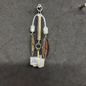 Lead Weighted Top Water Fishing Rig with Double Blade Spinners for Enhanced Catching