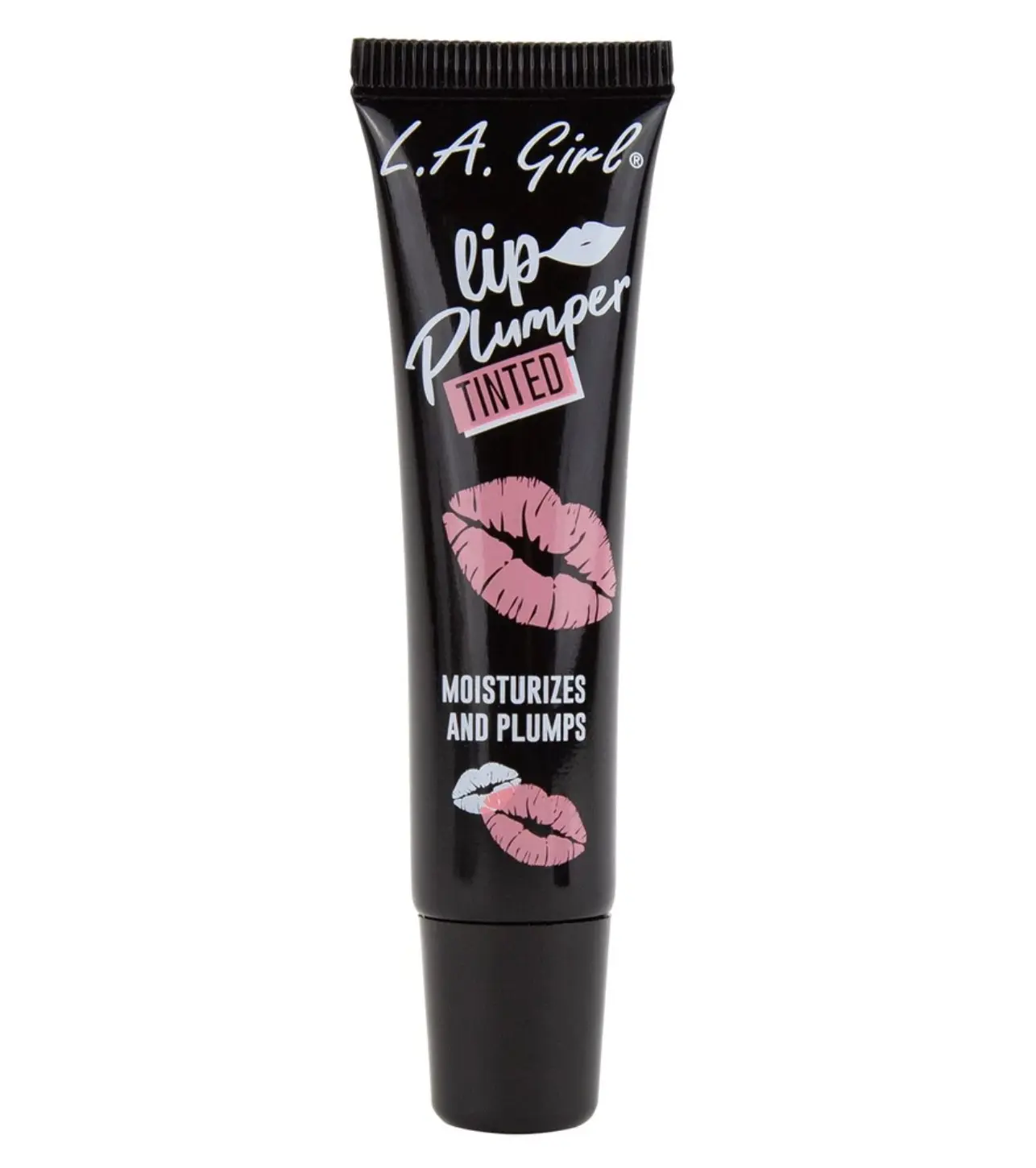 L.A. Girl Tinted Lip Plumper - Cinnamon Infused Formula with Natural Pink Tint & Shimmer for Fuller Lips - Cruelty-Free & Paraben-Free Moisturizer