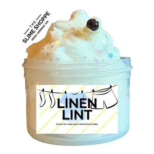 Cloud Slime | Linen Lint Cloud | Fake Snow Kit | DIY 6oz Stretchy Drizzly Sheep