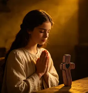 5/10/20pcs Wooden Cross Fidget Wood Pocket Prayer Fidget Cross to Hold Gifts for People with Depression/Anxiety