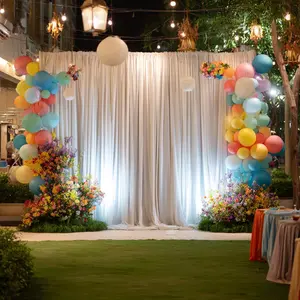 Stretch Fabric Backdrop for Weddings and Parties, Soft Reusable Material for Outdoor Decorations and Photography, Perfect for Valentine's Day and Mother's Day, Decorations Supplies