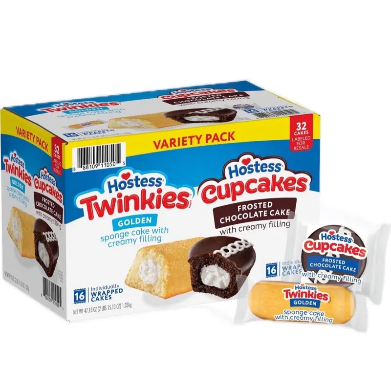 Twinkies & Cupcakes Variety Pack Snack Cakes, 32 pk. - Delicious Assorted Baked Goods