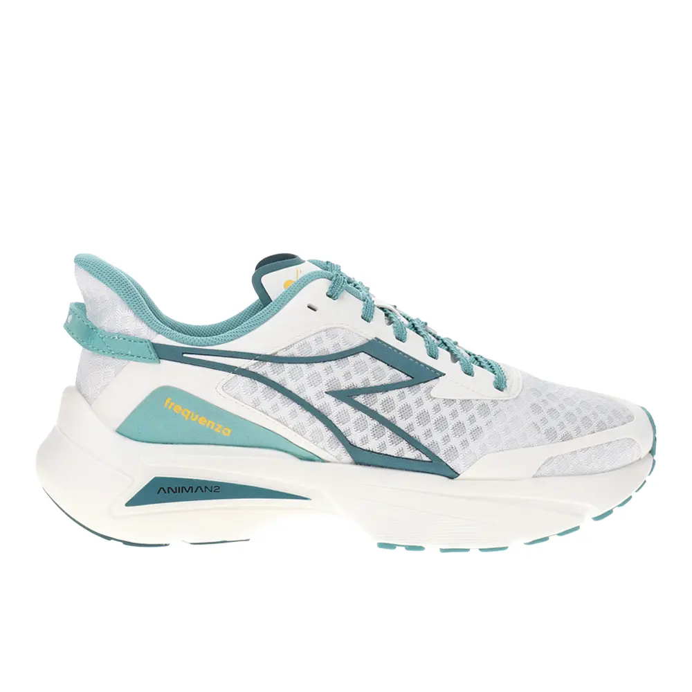 diadora Womens Frequenza Running Sneakers Shoes - Blue, White