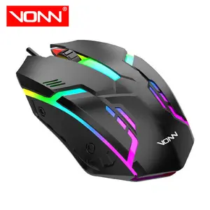 Vonn Gaming Mouse LED Model 2026 High Quality USB Wired with RGB Lighting for Enhanced Performance and Gaming Experience