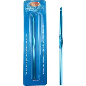 Aluminum Crochet Hook,Soft Grip Crocheting Hooks for Knitting Craft Yarn,Crochet Hooks Size H,5.0mm-New