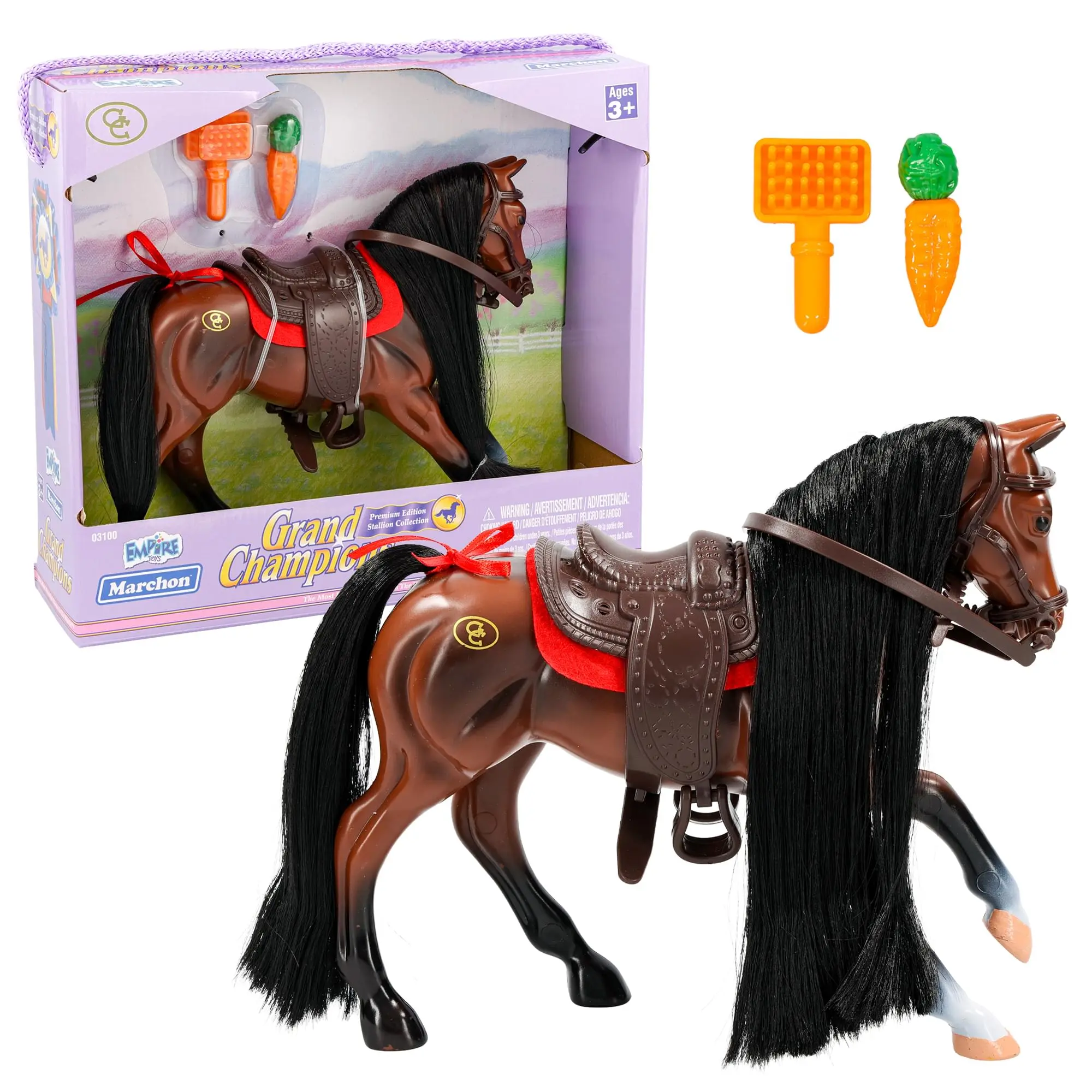 Grand Champions Premium Stallion Collection Dark Bay Thoroughbred Horse Figure