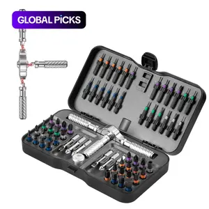 Magnetic Screwdriver Set, Multifunctional Screwdriver Set with Detachable Pinion Handle, Household Maintenance Tool Kit #GLOBAL PICKS