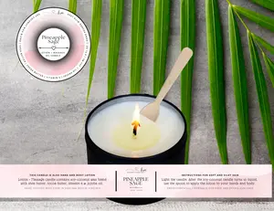 Pineapple Sage Lotion+Massage Candle