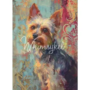 Whimsykel - Yorkie Decoupage Paper (21x29 Size)
