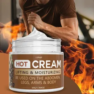 50g Skin Tightening Cream for Body, Contains Caffeine, Firms & Lifting, Ideal for Abdomen, Thighs & Arms Pre-Workout, Men & Women