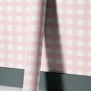 Gingham Pattern Wall Sticker, Self Adhesive Waterproof Wall Decal, Decorative Sticker for Home Bedroom Living Room, Home Decor