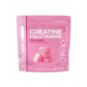Creatine + Glutamine: Pink Burst (30 Serving Bag)