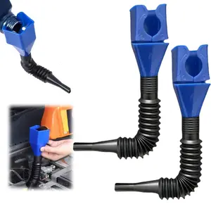3-in-1 Foldable Fuel & Oil Funnels – Easy Car & Motorcycle Use